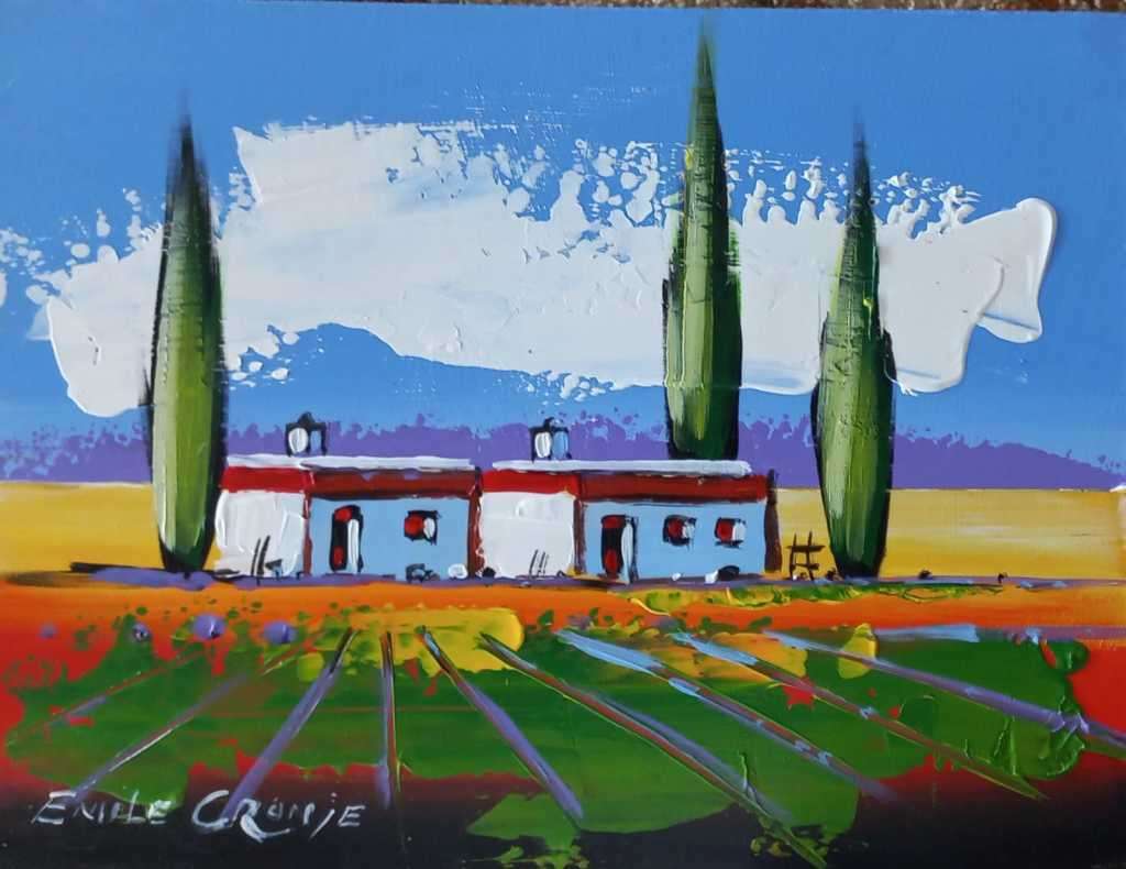 Emile Cronje Unframed Size  30 x 22 cm