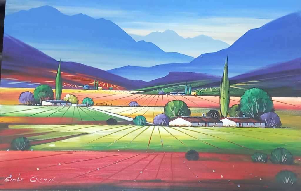 Emile Cronje Unframed 90 x 60 cm