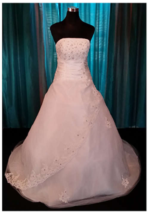 Rhinestone Wedding Dress