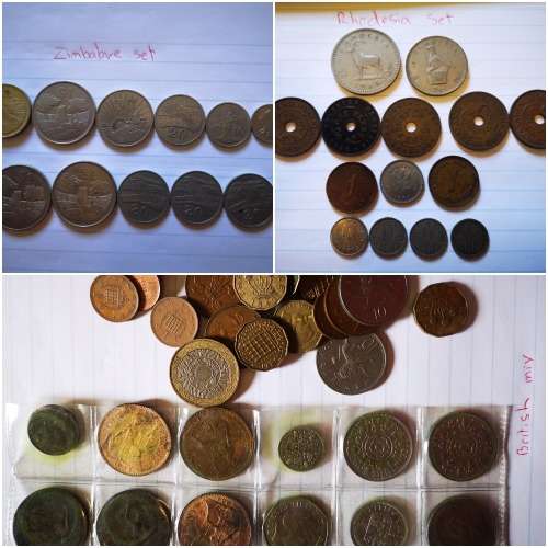 Assorted south African coins