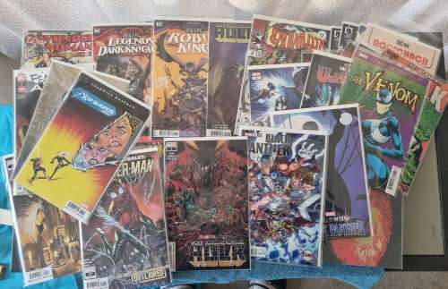 27 Mixed Marvel /Dc comic books