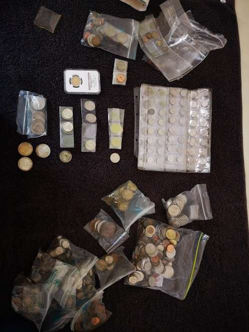 Assorted south African coins