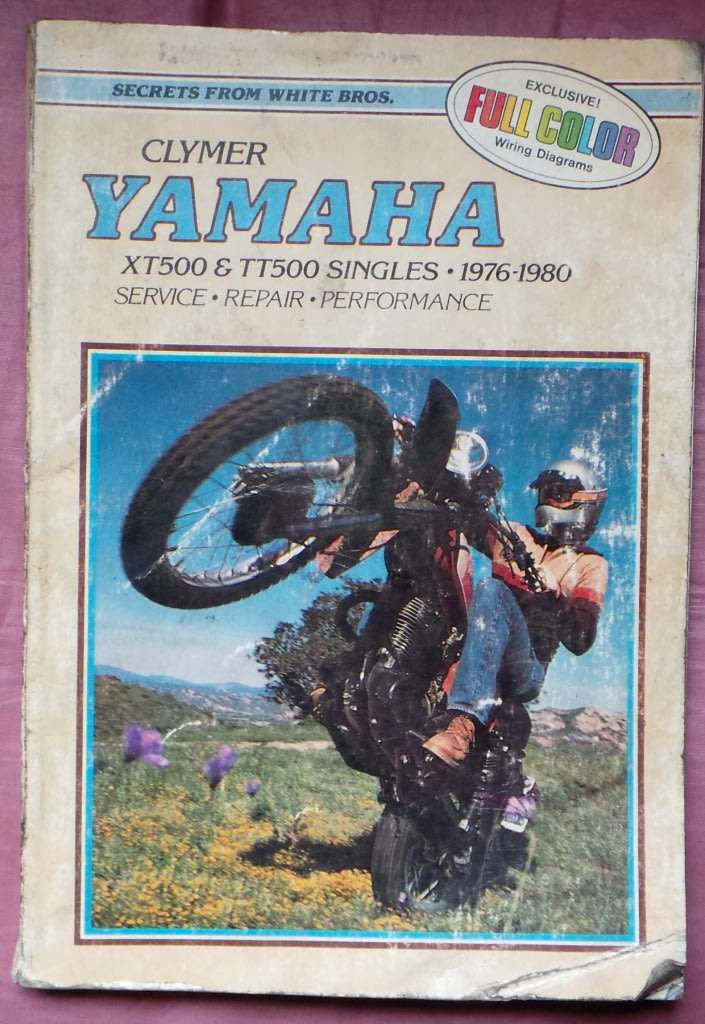 YAMAHA XT500 & TT500 SINGLES - 1976-1980 - SERVICE MANUAL - POSTAGE R50