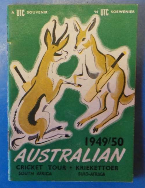 SMALL BOOKLET - 1949/50 AUSTRALIAN CRICKET TOUR SOUTH AFRICA