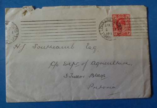 POSTAL HISTORY ENVELOPE FRONT SIDES