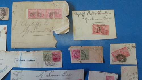 USED CAPE OF GOOD HOPE STAMPS ON PAPER