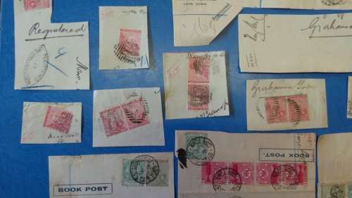 USED CAPE OF GOOD HOPE STAMPS ON PAPER