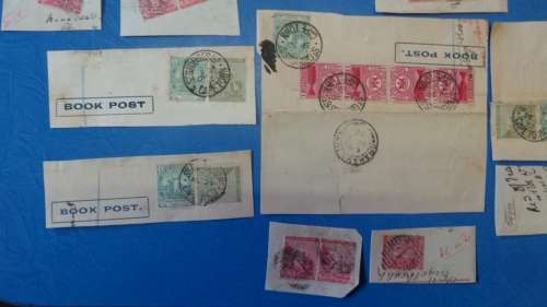 USED CAPE OF GOOD HOPE STAMPS ON PAPER