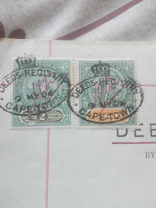 CAPE HOPE REVENUE x 2 ON DEED - 1904