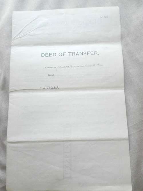 CAPE HOPE REVENUES  x 4 ON DEED - 1898