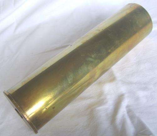 BRASS SHELL CASING 90MM