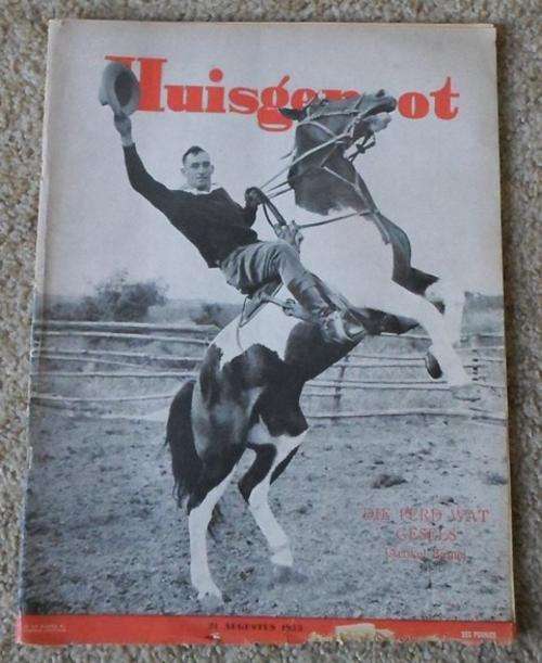 OLD AFRIKAANS HUISGENOOT MAGAZINE - 21 AUGUSTUS 1953
