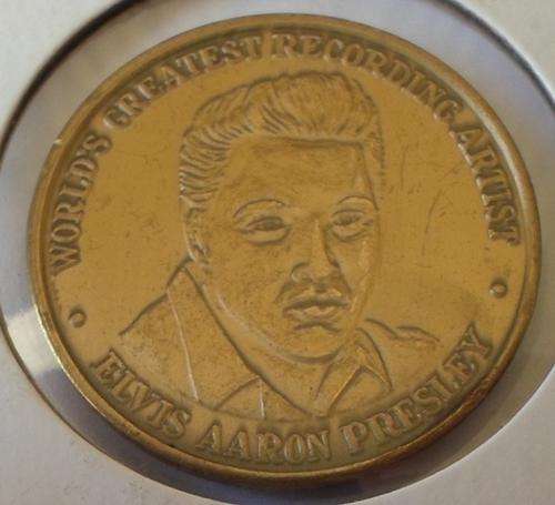 ELVIS AARON PRESLEY TOKEN - WORLD'S GREATEST RECORDING ARTIST - GRACELAND