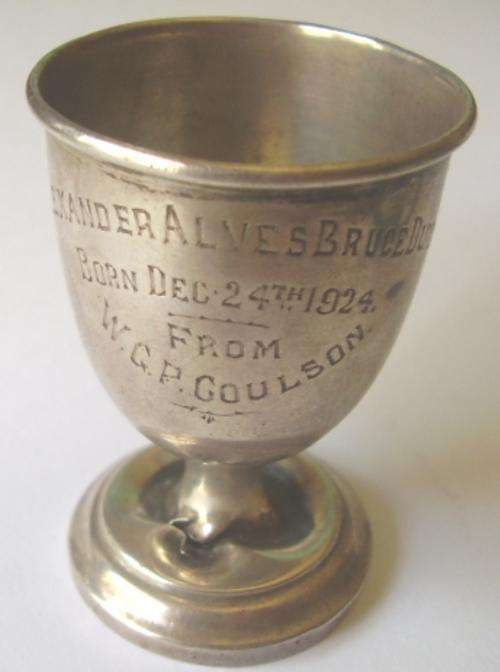 SELLING AS SCRAP SILVER - SMALL HALLMARKED SILVER TROPHY