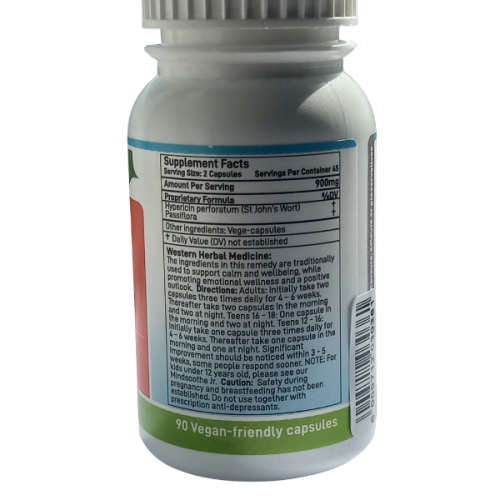 Feelgood Health MindSootheNatural Mood Tonic For Depression - 90 Veg Capsules