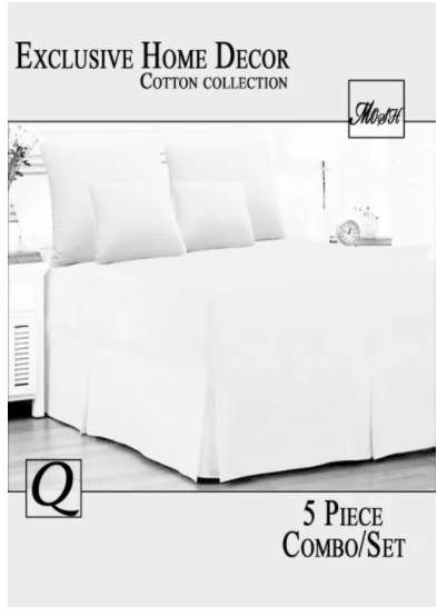 5 Piece sheets sets ( available King, Queen and Double)