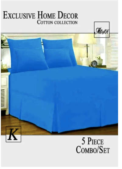 5 Piece sheets sets ( available King, Queen and Double)