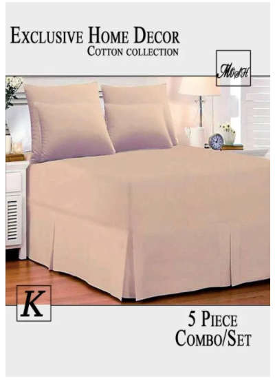 5 Piece sheets sets ( available King, Queen and Double)