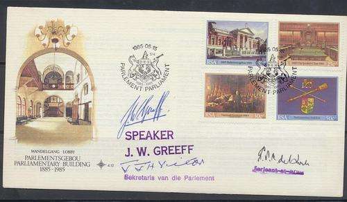 SIGNED RSA FIRST DAY COVER