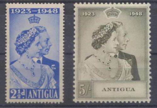 ANTIGUA -  SILVER WEDDING SET - MINT - 15 POUNDS.