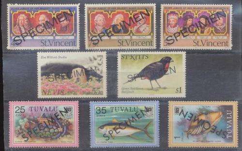 SPECIMEN  OVERPRINTS - MINT