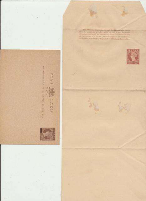 NATAL - MINT CARD AND NEWSPAPER WRAPPER