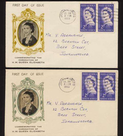 2 UNION COVERS ,,ONE GOLD and ONE GREEN COLOUR,