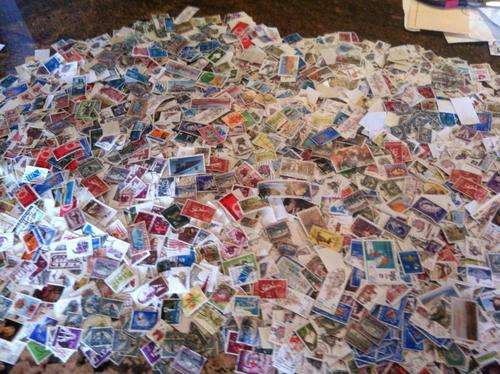 BOX FULL OF HUNDREDS & HUNDREDS OF RSA & UNION OFF PAPER