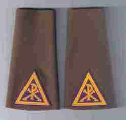 Chaplains rubber shoulder boards