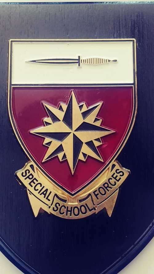 RECCE SPECIAL SCHOOL FORCES  PLAQUE