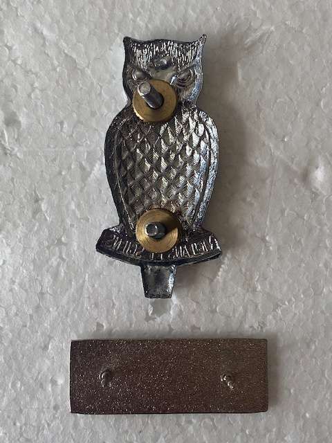 Military Intelligence Cap Badge with Bar All Pins.