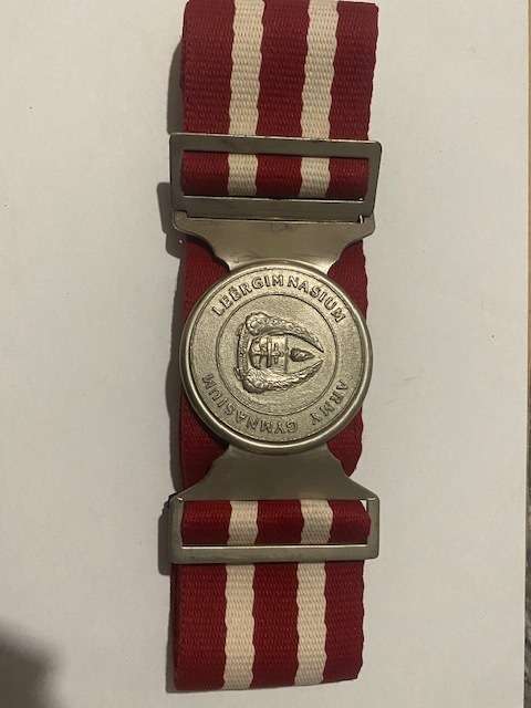 Military Gymnasium Stable Belt and Buckle