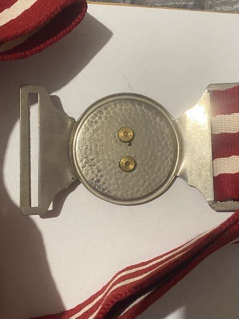 Military Gymnasium Stable Belt and Buckle