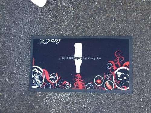 Coca - Cola Bar Mat ( With FREE Gift )