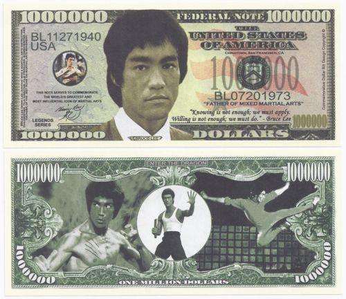 BRUCE LEE DOLLAR BILL