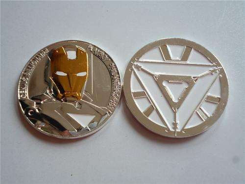 The Avengers: IRON MAN CLAD COIN SILVER PLATED