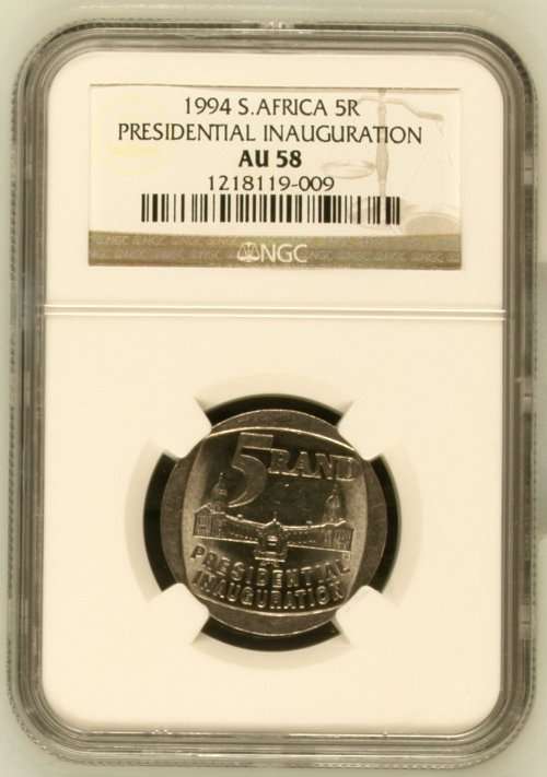 1994 S.AFRICA PRESIDENTIAL INAUGURATION R5 - AU58 *** Building in front