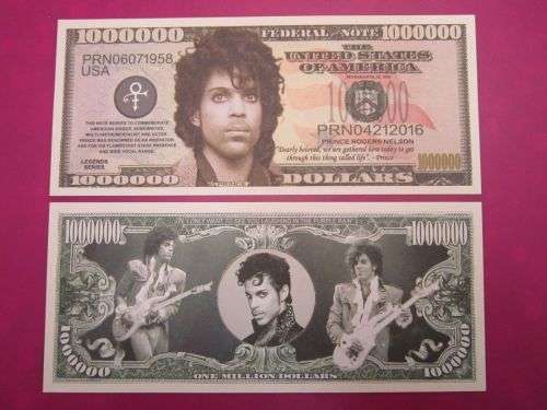 PRINCE MILLION DOLLAR BILL