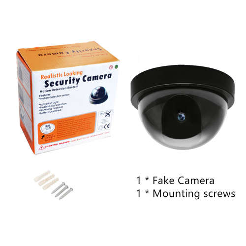 Dummy CCTV  Security Camera with red light