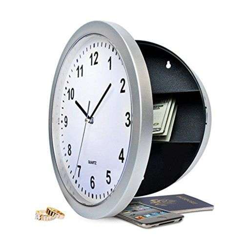 Hidden Safe Wall Clock