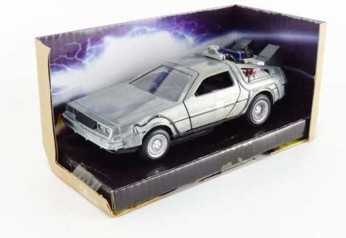 Jada Toys Back to The Future Time Machine 1:32 Die-cast Car, Toys for Kids and Adults