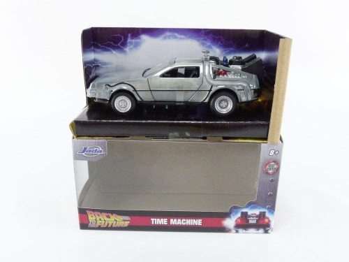 Jada Toys Back to The Future Time Machine 1:32 Die-cast Car, Toys for Kids and Adults