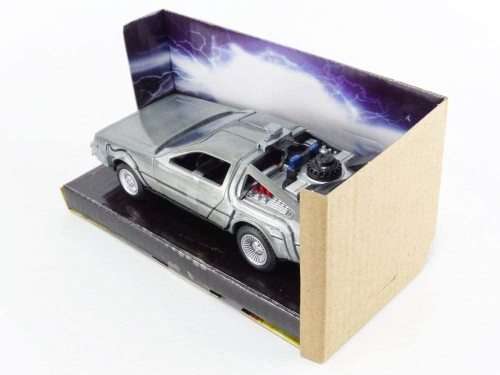 Jada Toys Back to The Future Time Machine 1:32 Die-cast Car, Toys for Kids and Adults