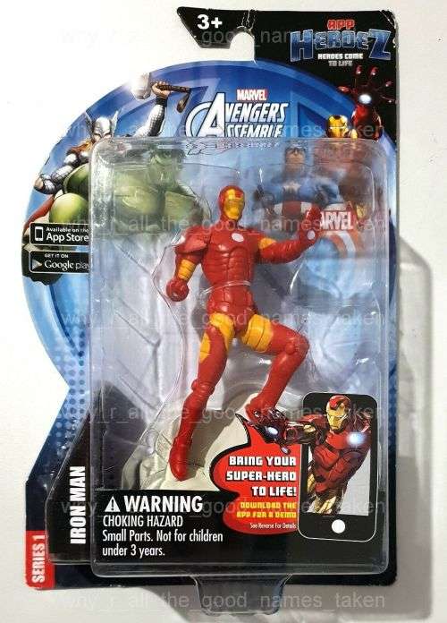 Marvel Avengers Assemble IRON MAN ACTION FIGURE - APP Heroez Heroes Come To Life