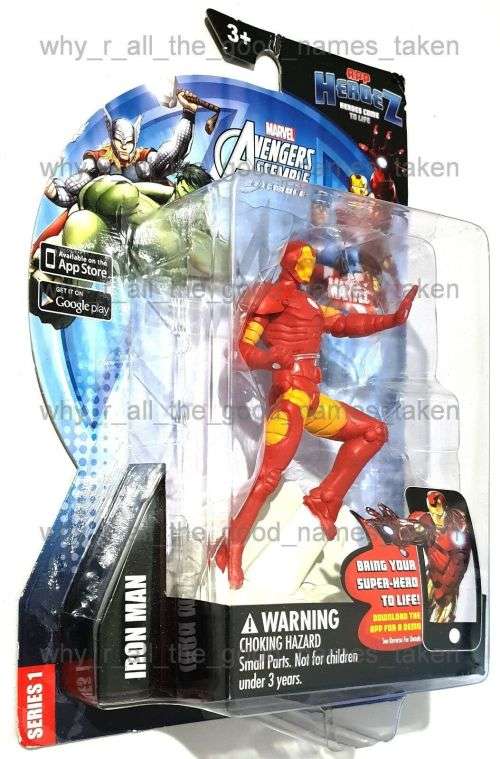 Marvel Avengers Assemble IRON MAN ACTION FIGURE - APP Heroez Heroes Come To Life