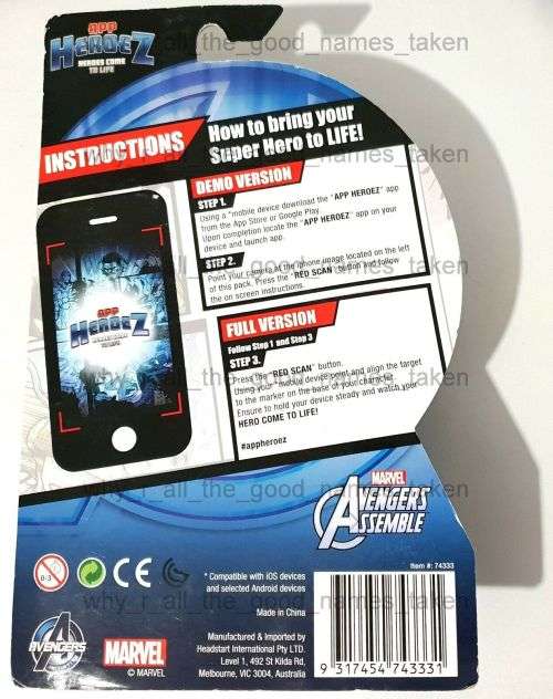 Marvel Avengers Assemble IRON MAN ACTION FIGURE - APP Heroez Heroes Come To Life