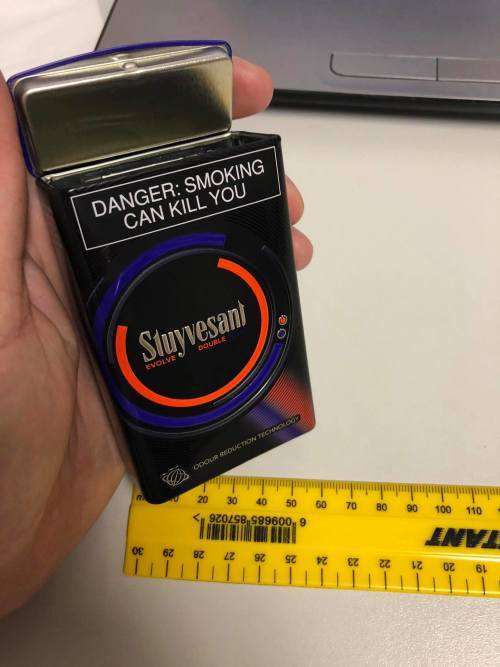 Peter Stuyvesant Evolve Double Pulse Cigarette Tin - COLLECTABLE