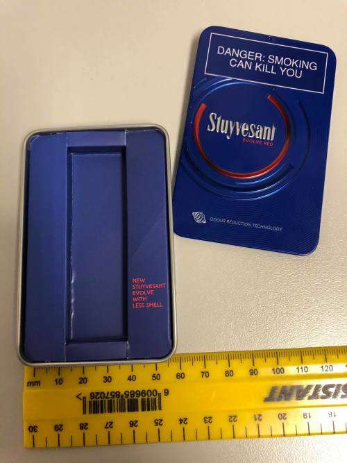 Peter Stuyvesant Evolve Red Cigarette Tin - COLLECTABLE