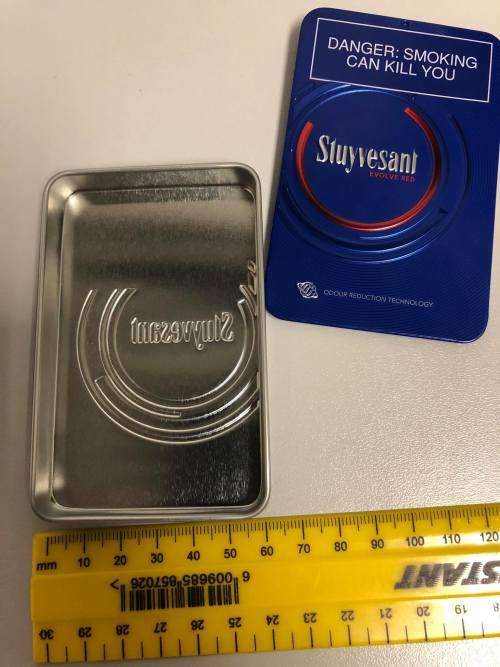 Peter Stuyvesant Evolve Red Cigarette Tin - COLLECTABLE