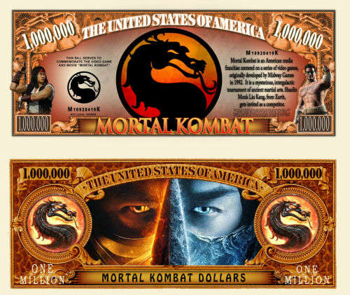 MORTAL KOMBAT MILLION DOLLAR BILL
